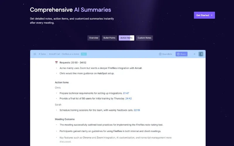 Fireflies AI Review: Comprehensive AI Summaries